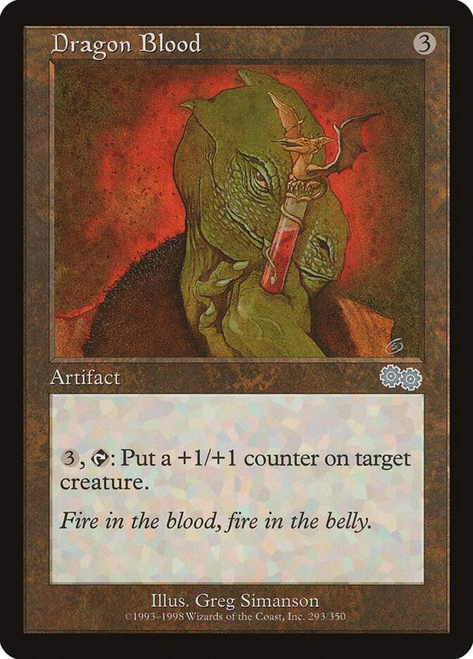 Dragon Blood 293/350 (Urza's Saga)  | Good Games Morley