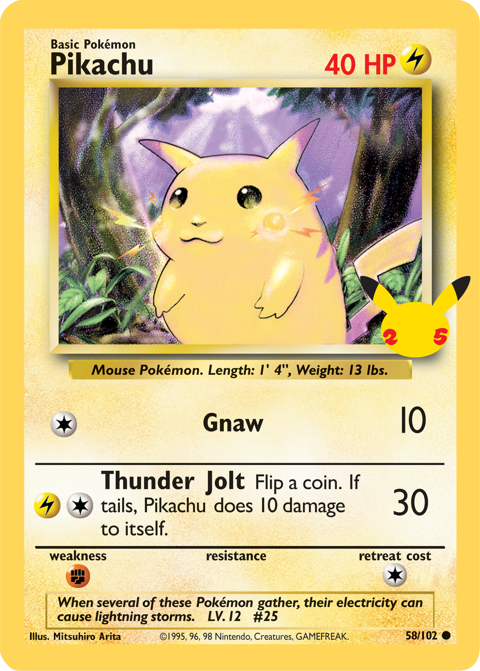 Pikachu (58/102) (Jumbo Card) [First Partner Pack] | Good Games Morley