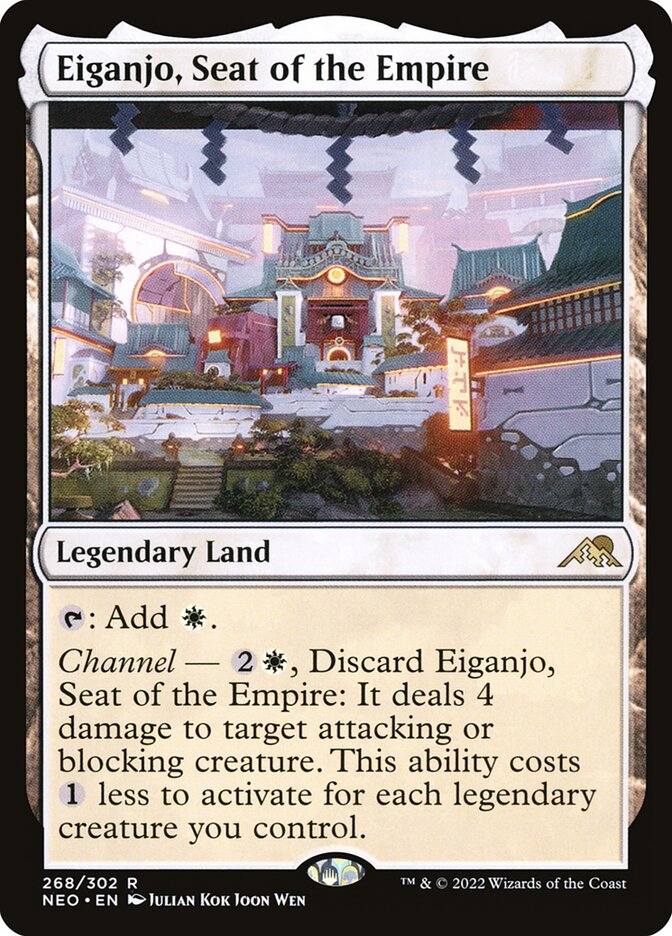 Eiganjo, Seat of the Empire 268/302 (Kamigawa: Neon Dynasty)  | Good Games Morley