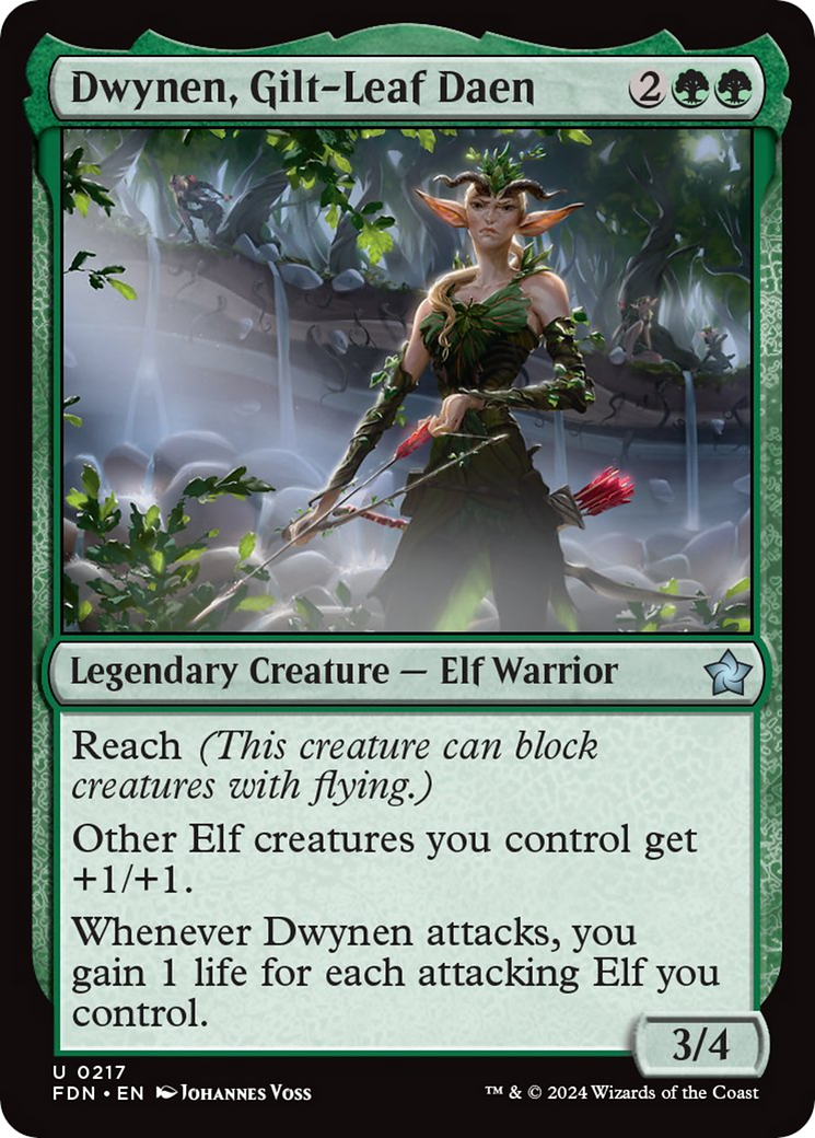 Dwynen, Gilt-Leaf Daen [Foundations] | Good Games Morley