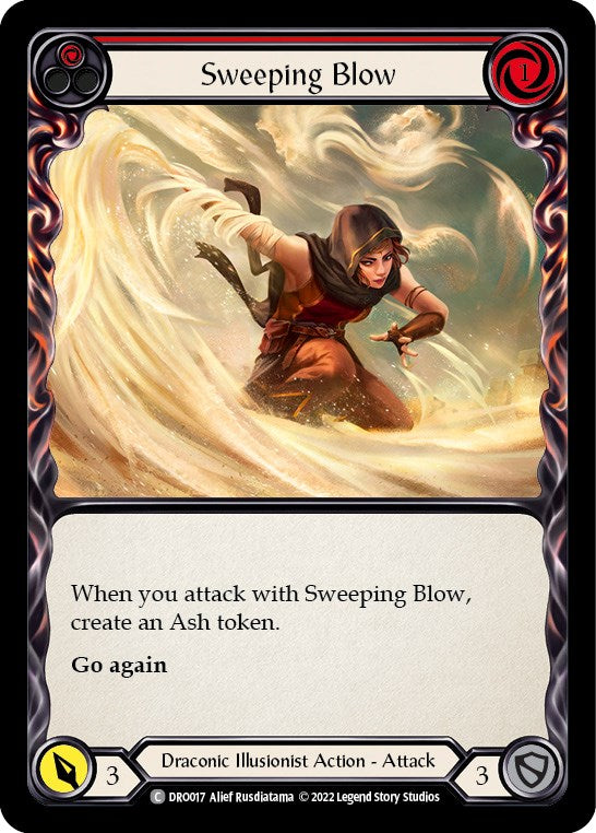 Sweeping Blow (Red) [DRO017] (Uprising Dromai Blitz Deck) | Good Games Morley
