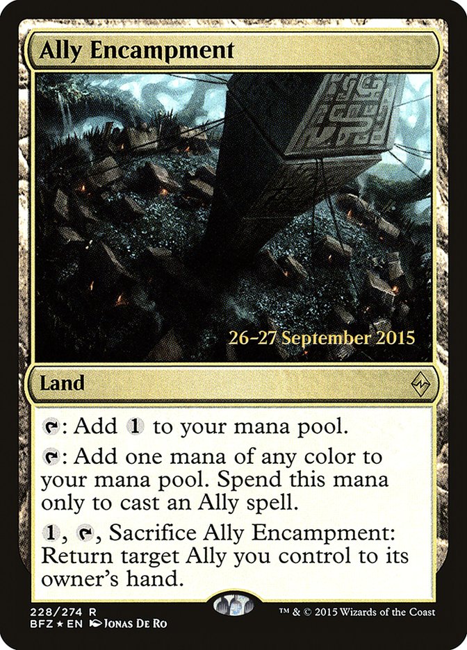 Ally Encampment [Battle for Zendikar Prerelease Promos] | Good Games Morley