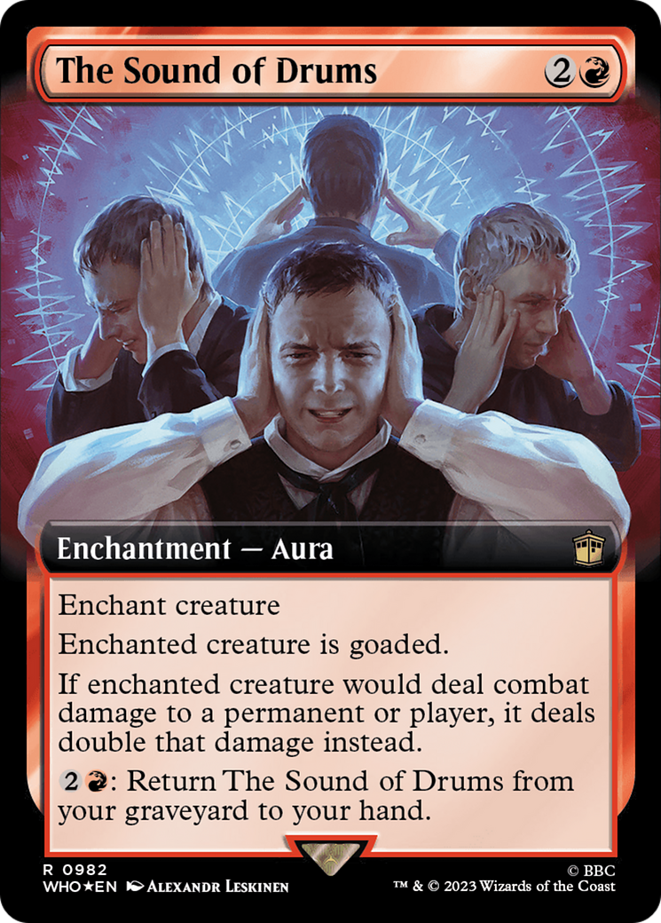 The Sound of Drums (Extended Art) (Surge Foil) [Doctor Who] | Good Games Morley