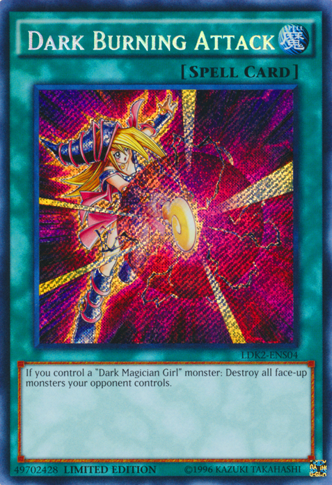 Dark Burning Attack [LDK2-ENS04] Secret Rare | Good Games Morley