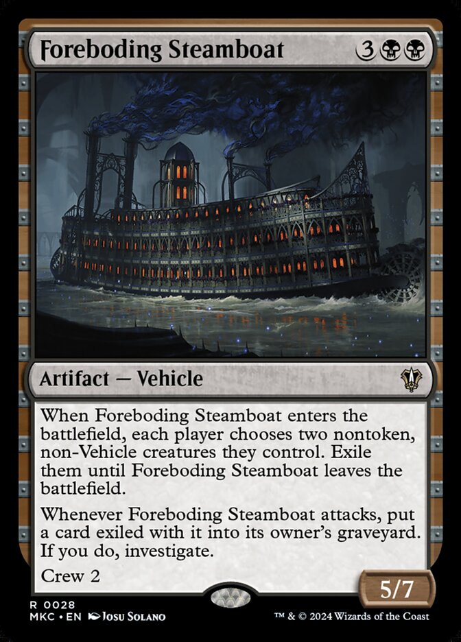 Foreboding Steamboat 28/311 (Commander: Murders at Karlov Manor)  | Good Games Morley