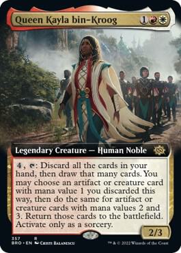 Queen Kayla bin Kroog Extended Art 357 (The Brothers' War)  | Good Games Morley