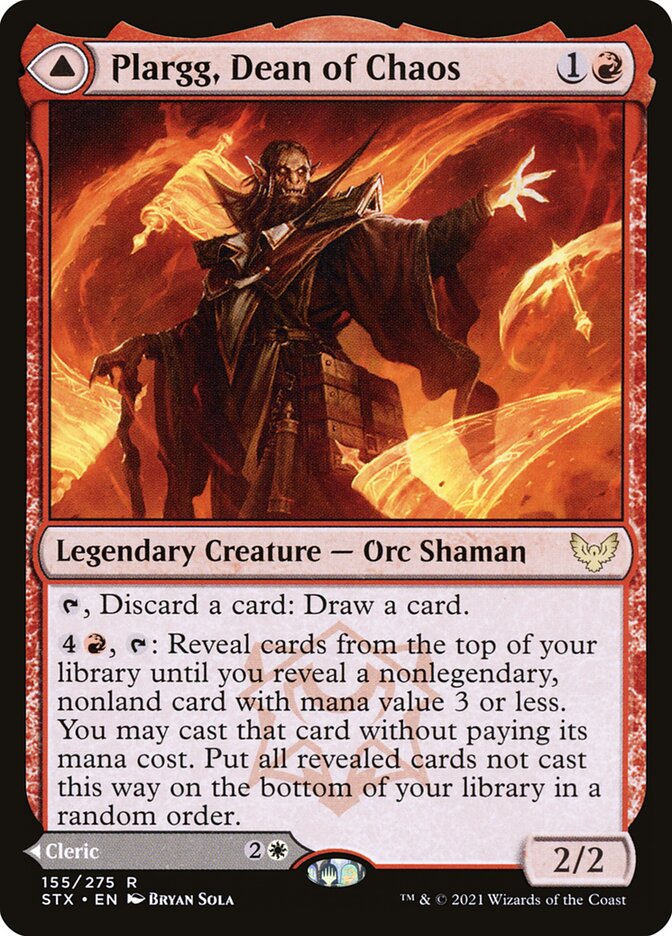 Plargg, Dean of Chaos // Augusta, Dean of Order 155 (Strixhaven: School of Mages)  | Good Games Morley