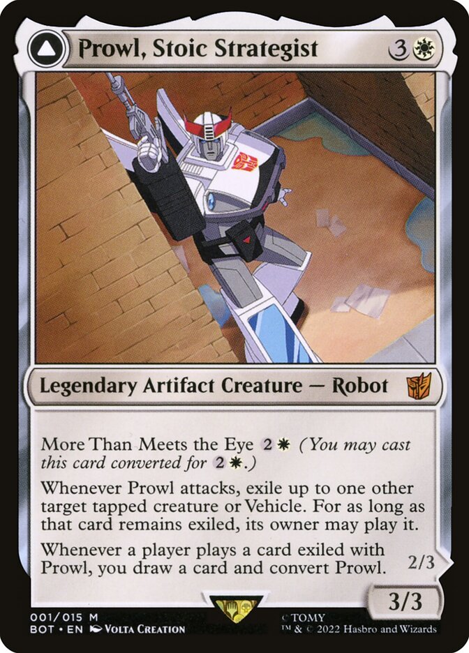 Prowl Stoic Strategist 1 (Universes Beyond: Transformers)  - Foil | Good Games Morley