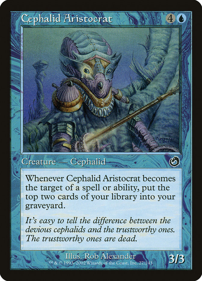 Cephalid Aristocrat 27/143 (Torment)  | Good Games Morley