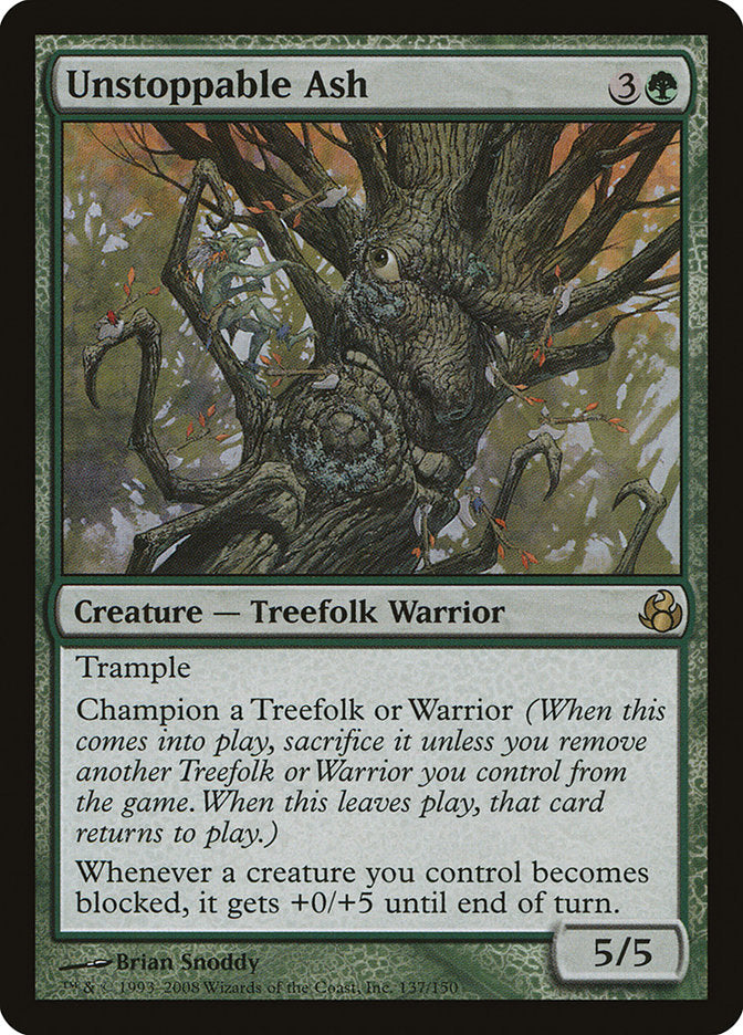 Unstoppable Ash 137/150 (Morningtide)  - Foil | Good Games Morley