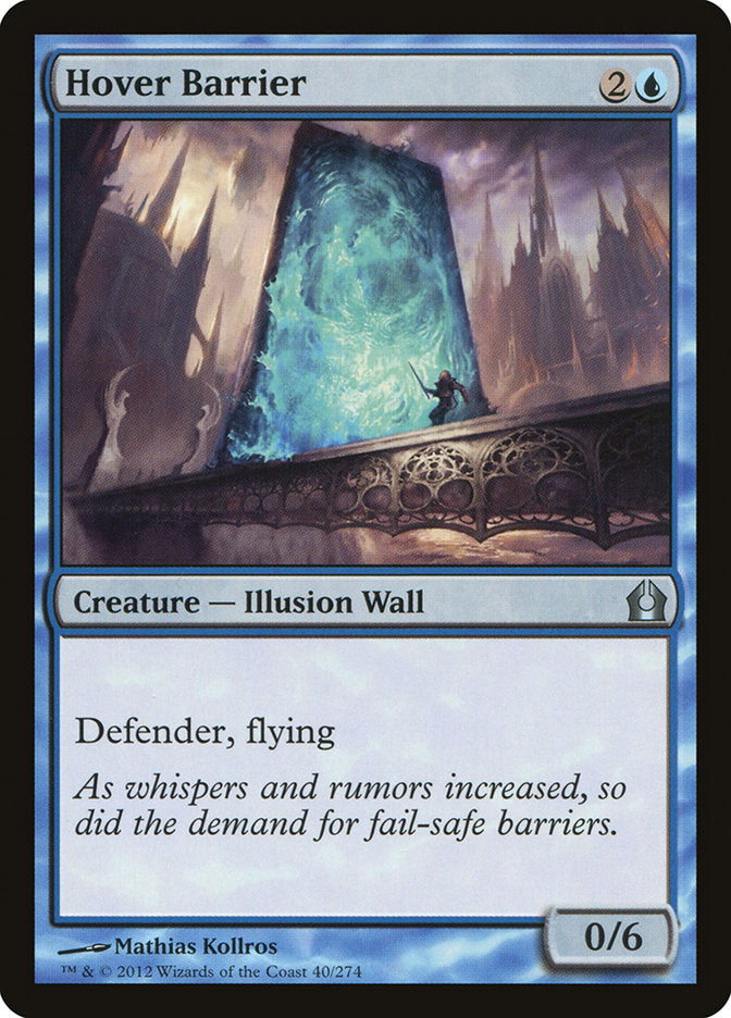 Hover Barrier 40 (Return to Ravnica)  - Foil | Good Games Morley