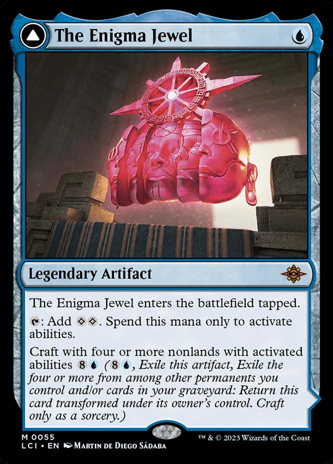 The Enigma Jewel // Locus of Enlightenment 55/291 (The Lost Caverns of Ixalan)  - Foil | Good Games Morley