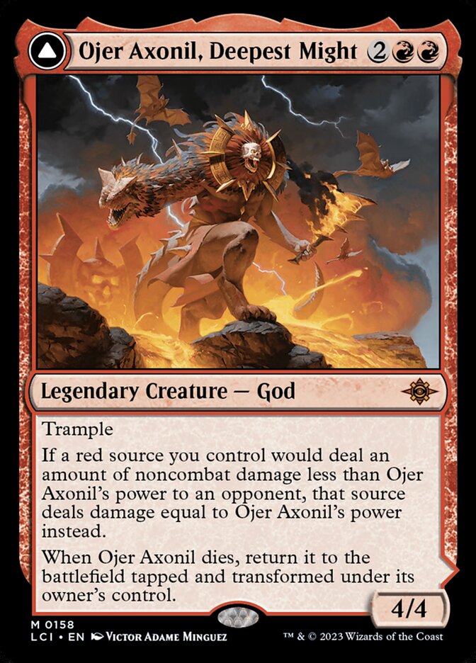 Ojer Axonil, Deepest Might // Temple of Power 158 (The Lost Caverns of Ixalan)  | Good Games Morley
