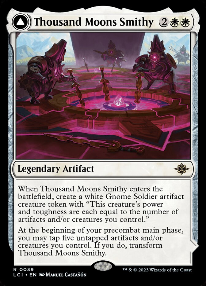 Thousand Moons Smithy // Barracks of the Thousand 39 (The Lost Caverns of Ixalan)  - Foil | Good Games Morley