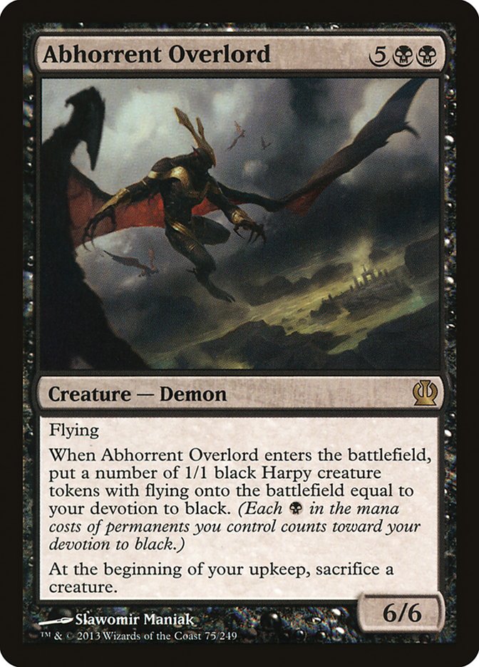 Abhorrent Overlord 75/249 (Theros)  | Good Games Morley