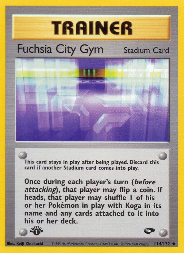 Fuchsia City Gym 114/132 (Gym Challenge)  - 1st Edition | Good Games Morley