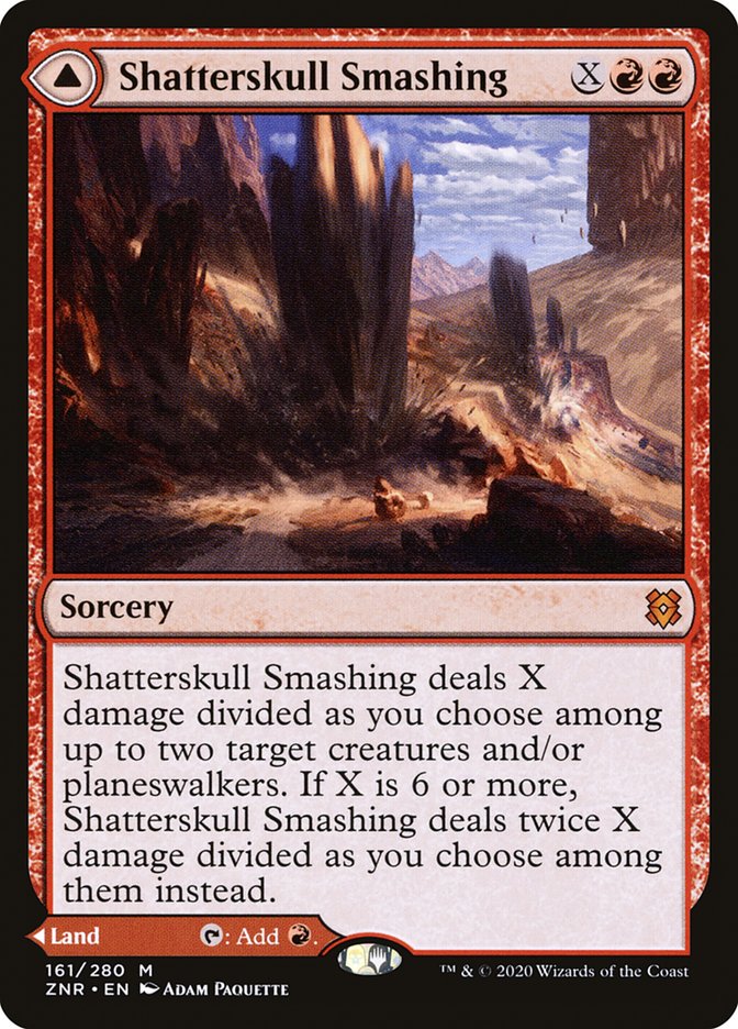 Shatterskull Smashing // Shatterskull, the Hammer Pass 161 (Zendikar Rising)  | Good Games Morley
