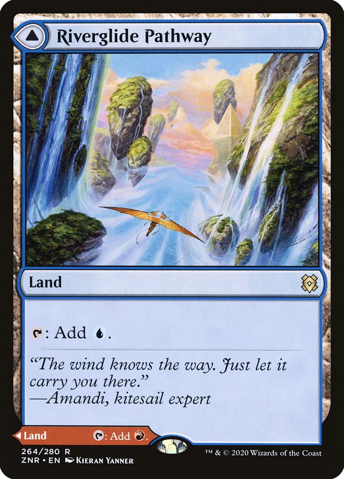 Riverglide Pathway // Lavaglide Pathway 264 (Zendikar Rising)  | Good Games Morley