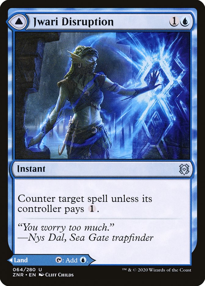 Jwari Disruption // Jwari Ruins 64/280 (Zendikar Rising)  - Foil | Good Games Morley