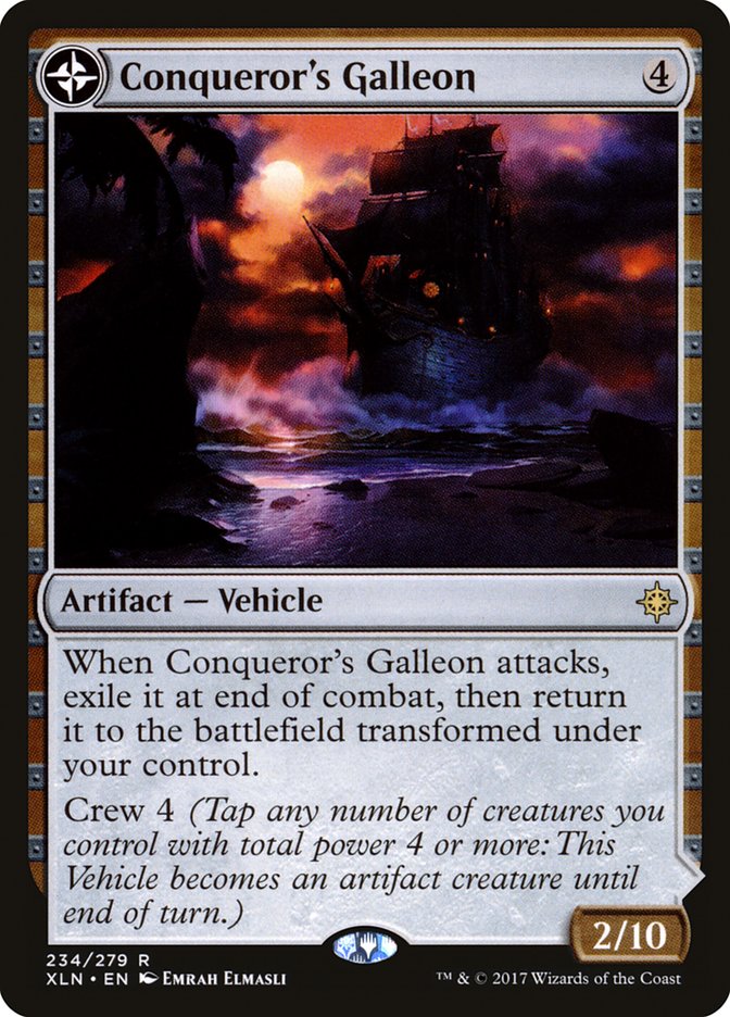 Conqueror's Galleon // Conqueror's Foothold 234/279 (Ixalan)  | Good Games Morley