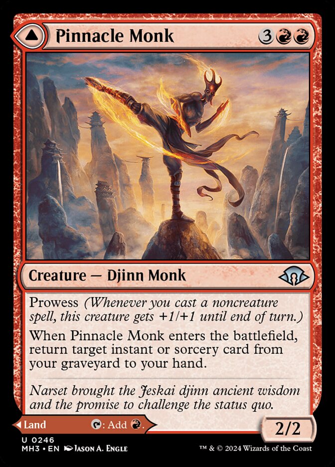 Pinnacle Monk // Mystic Peak 246 (Modern Horizons 3)  | Good Games Morley