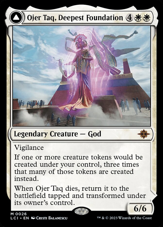 Ojer Taq, Deepest Foundation // Temple of Civilization 26 (The Lost Caverns of Ixalan)  - Foil | Good Games Morley
