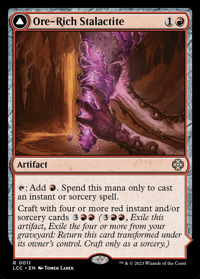 Ore-Rich Stalactite // Cosmium Catalyst 11/370 (Commander: The Lost Caverns of Ixalan)  | Good Games Morley