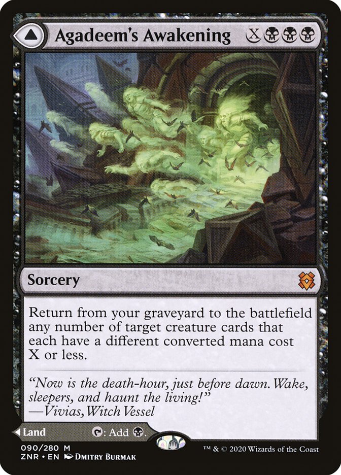 Agadeem's Awakening // Agadeem, the Undercrypt 90 (Zendikar Rising)  | Good Games Morley
