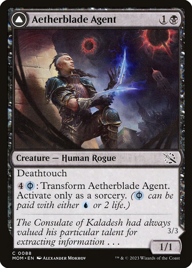 Aetherblade Agent // Gitaxian Mindstinger 88/291 (March of the Machine)  | Good Games Morley