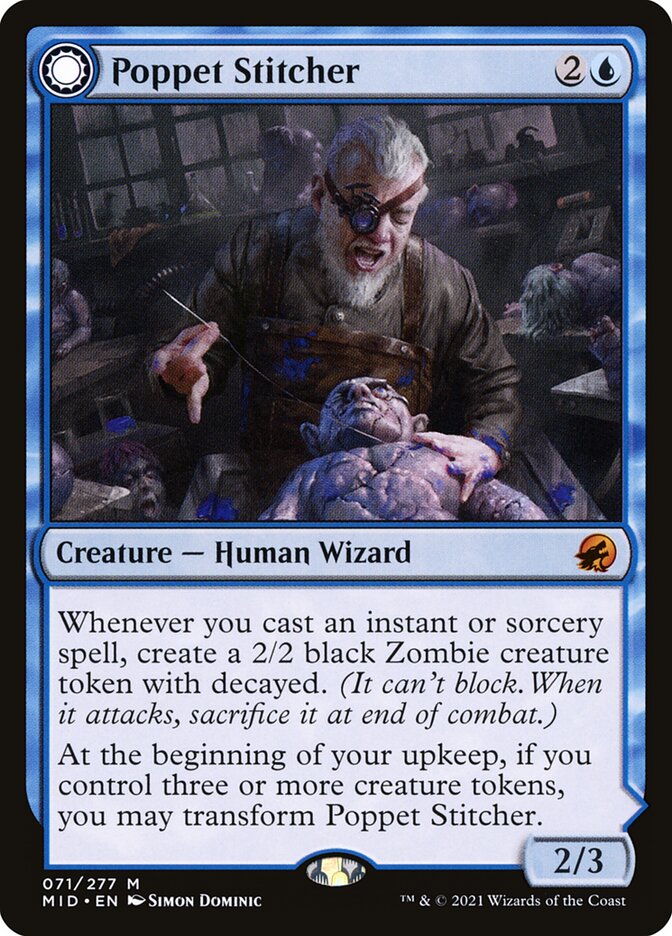 Poppet Stitcher // Poppet Factory 71/277 (Innistrad: Midnight Hunt)  | Good Games Morley