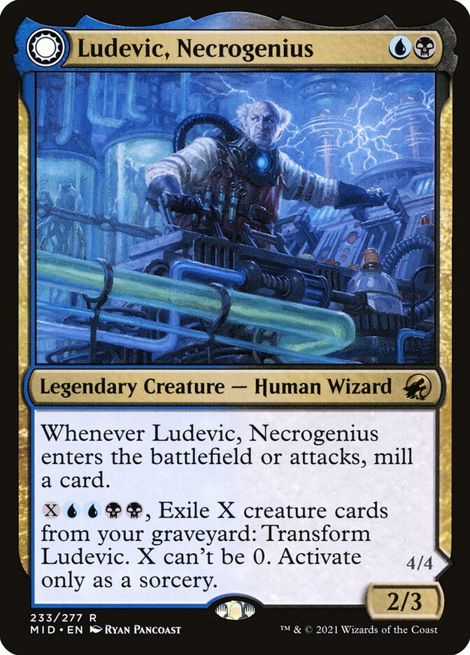 Ludevic, Necrogenius // Olag, Ludevic's Hubris 233/277 (Innistrad: Midnight Hunt)  | Good Games Morley