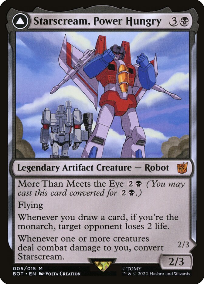 Starscream Power Hungry 5 (Universes Beyond: Transformers)  | Good Games Morley