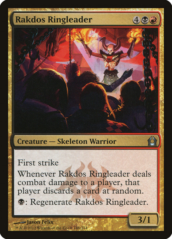 Rakdos Ringleader 186/274 (Return to Ravnica)  - Foil | Good Games Morley