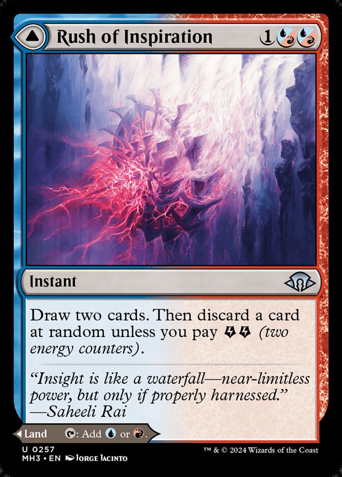 Rush of Inspiration // Crackling Falls 257 (Modern Horizons 3)  | Good Games Morley