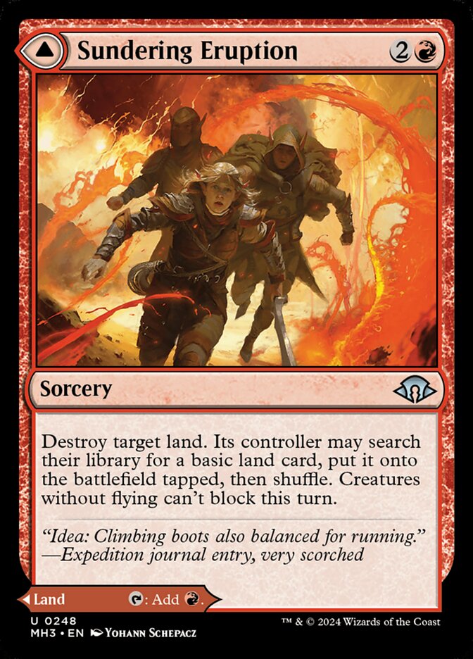 Sundering Eruption // Volcanic Fissure 248 (Modern Horizons 3)  | Good Games Morley