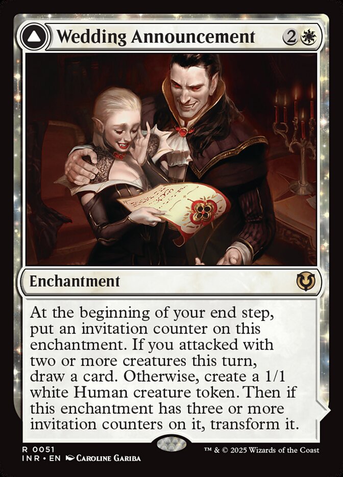 Wedding Announcement // Wedding Festivity 51/287 (Innistrad Remastered)  - Foil | Good Games Morley