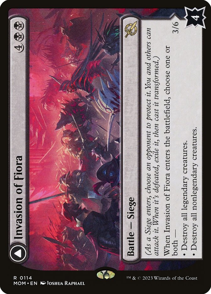 Invasion of Fiora // Marchesa, Resolute Monarch 114/291 (March of the Machine)  - Foil | Good Games Morley