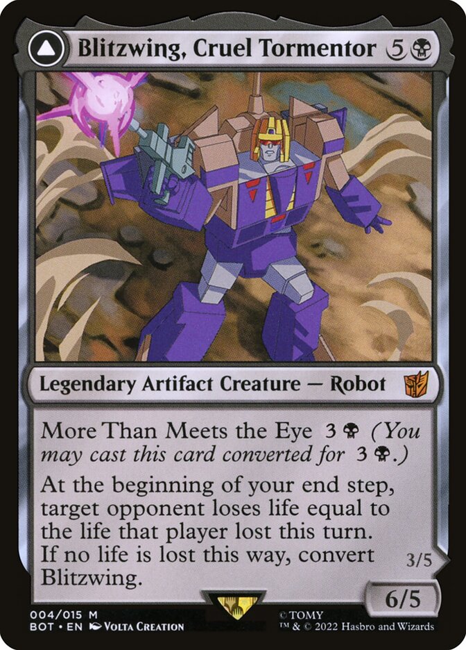 Blitzwing Cruel Tormentor 4 (Universes Beyond: Transformers)  | Good Games Morley
