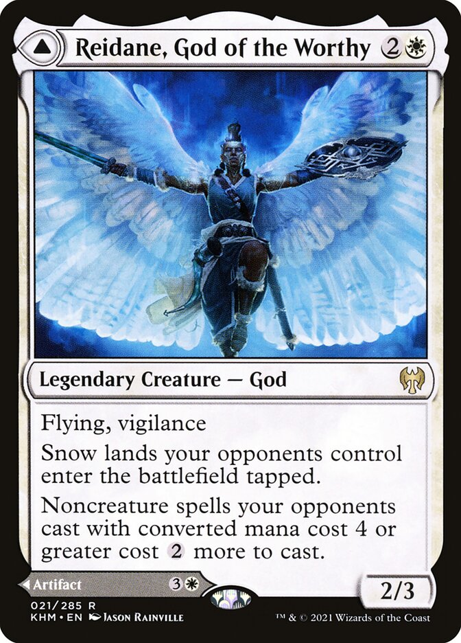 Reidane, God of the Worthy // Valkmira, Protector's Shield 21/285 (Kaldheim)  | Good Games Morley