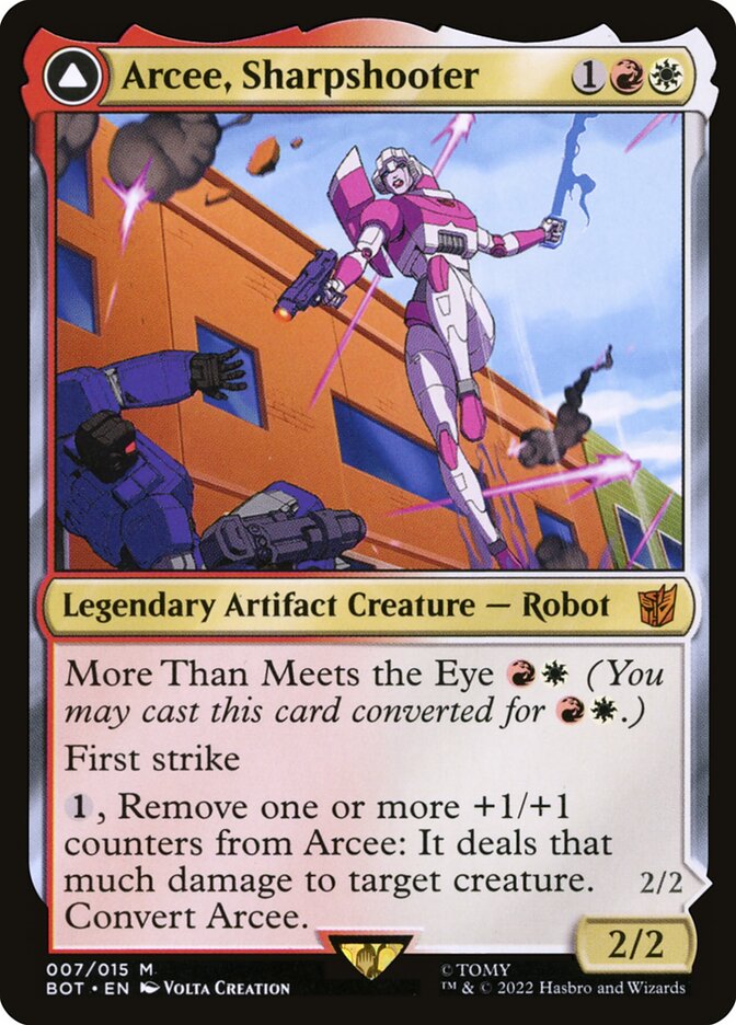 Arcee Sharpshooter 7 (Universes Beyond: Transformers)  - Foil | Good Games Morley