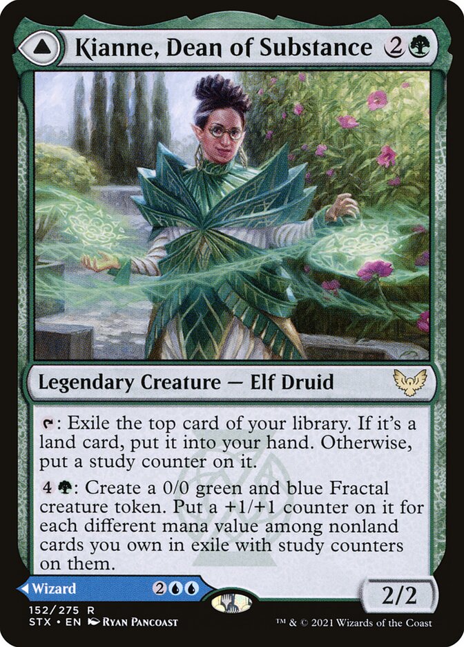 Kianne, Dean of Substance // Imbraham, Dean of Theory 152 (Strixhaven: School of Mages)  | Good Games Morley
