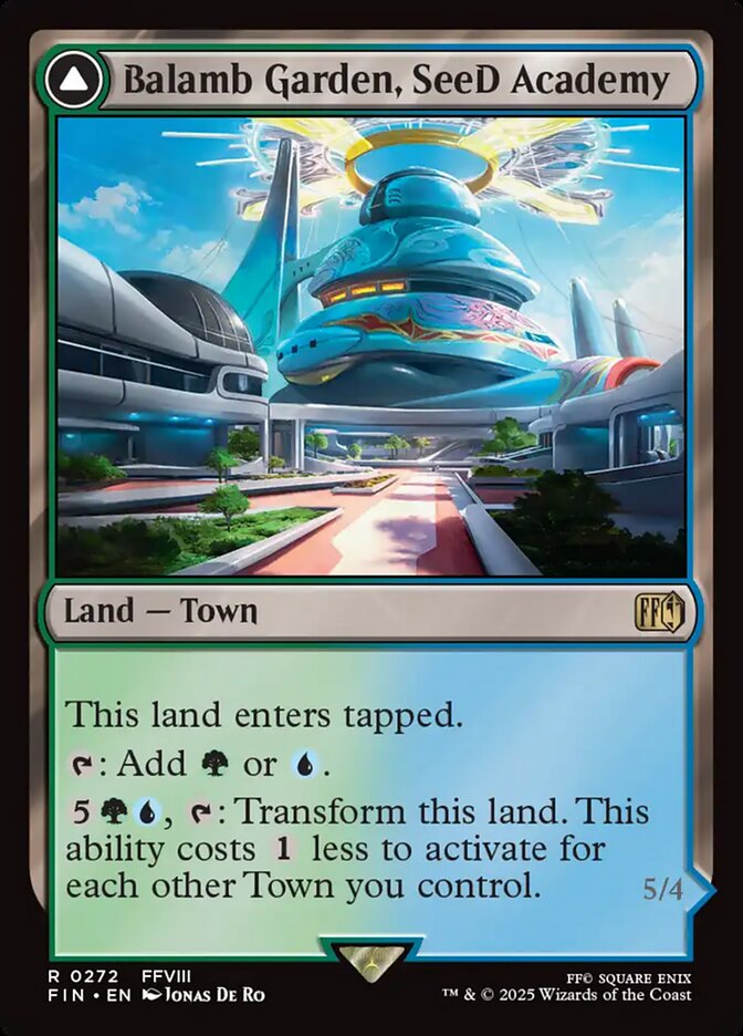 Balamb Garden, SeeD Academy // Balamb Garden, Airborne 272 (FINAL FANTASY)  - Foil | Good Games Morley