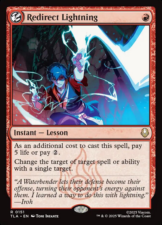 Redirect Lightning 151/286 (Avatar: The Last Airbender)  | Good Games Morley