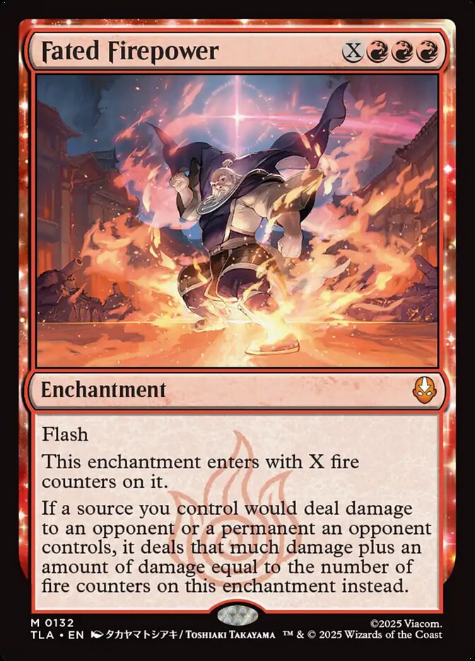 Fated Firepower 132 (Avatar: The Last Airbender)  - Foil | Good Games Morley
