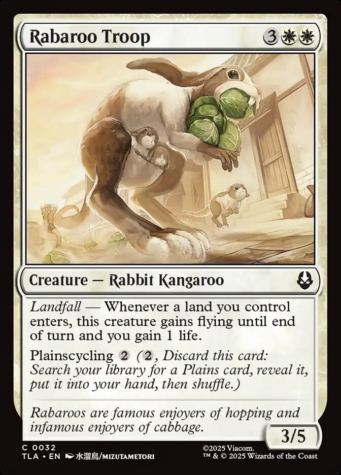 Rabaroo Troop 32/286 (Avatar: The Last Airbender)  - Foil | Good Games Morley