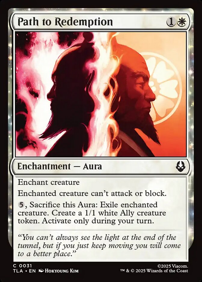 Path to Redemption 31/286 (Avatar: The Last Airbender)  - Foil | Good Games Morley