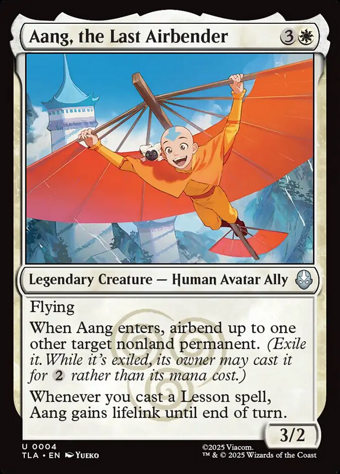 Aang, the Last Airbender 4/286 (Avatar: The Last Airbender)  - Foil | Good Games Morley
