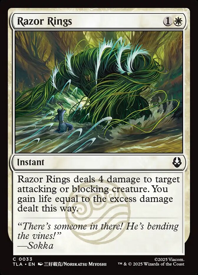 Razor Rings 33 (Avatar: The Last Airbender)  - Foil | Good Games Morley