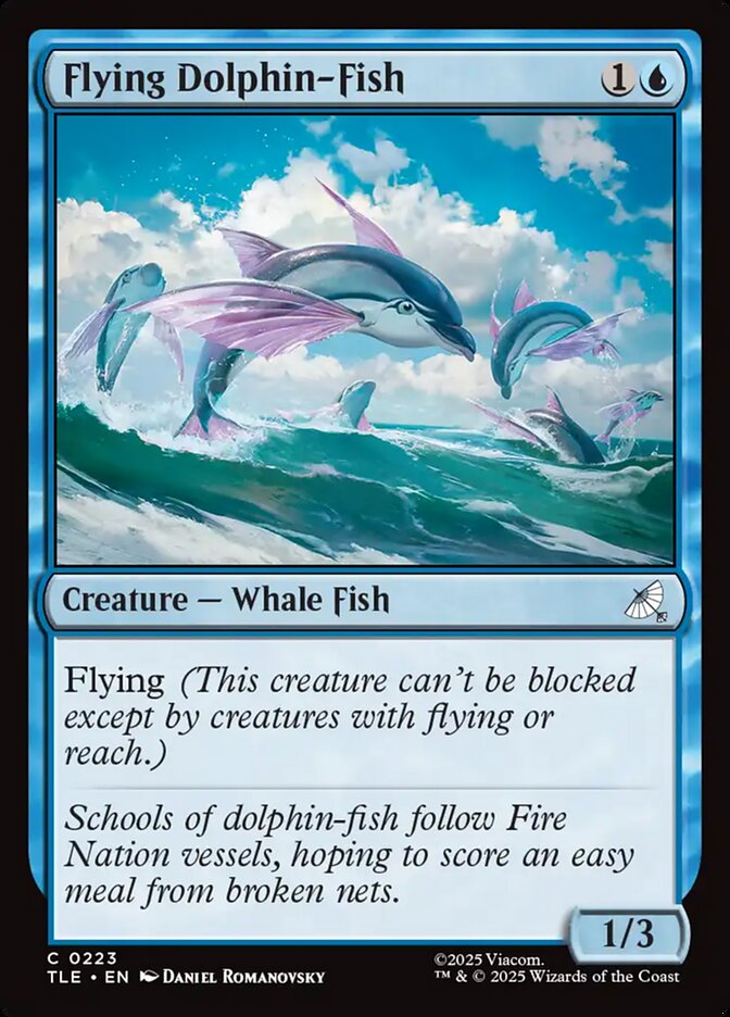 Flying Dolphin-Fish 223/317 (Avatar: The Last Airbender: Eternal-Legal)  - Foil | Good Games Morley