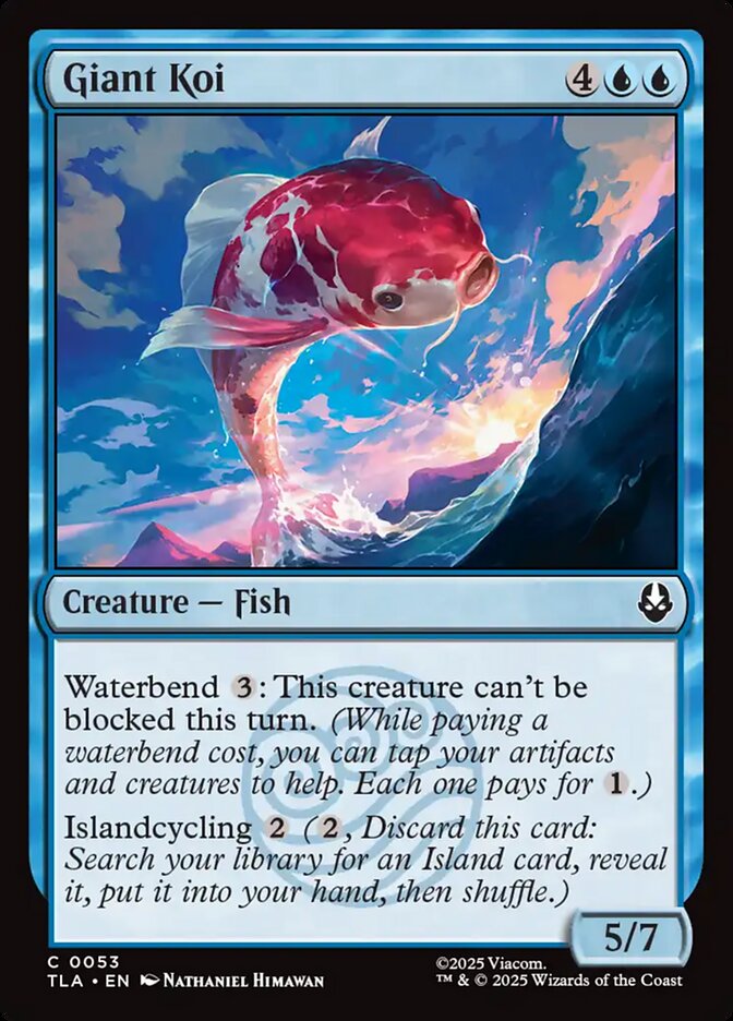 Giant Koi 53 (Avatar: The Last Airbender)  - Foil | Good Games Morley